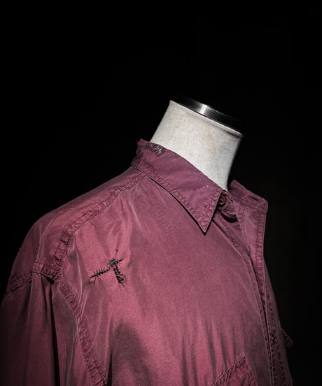 Vintage Silk100% Two-Pocket Shirt