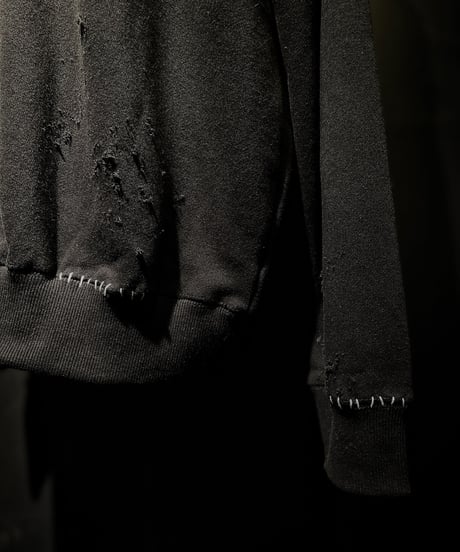 I THINK,,, character sweat shirt (BLACK)