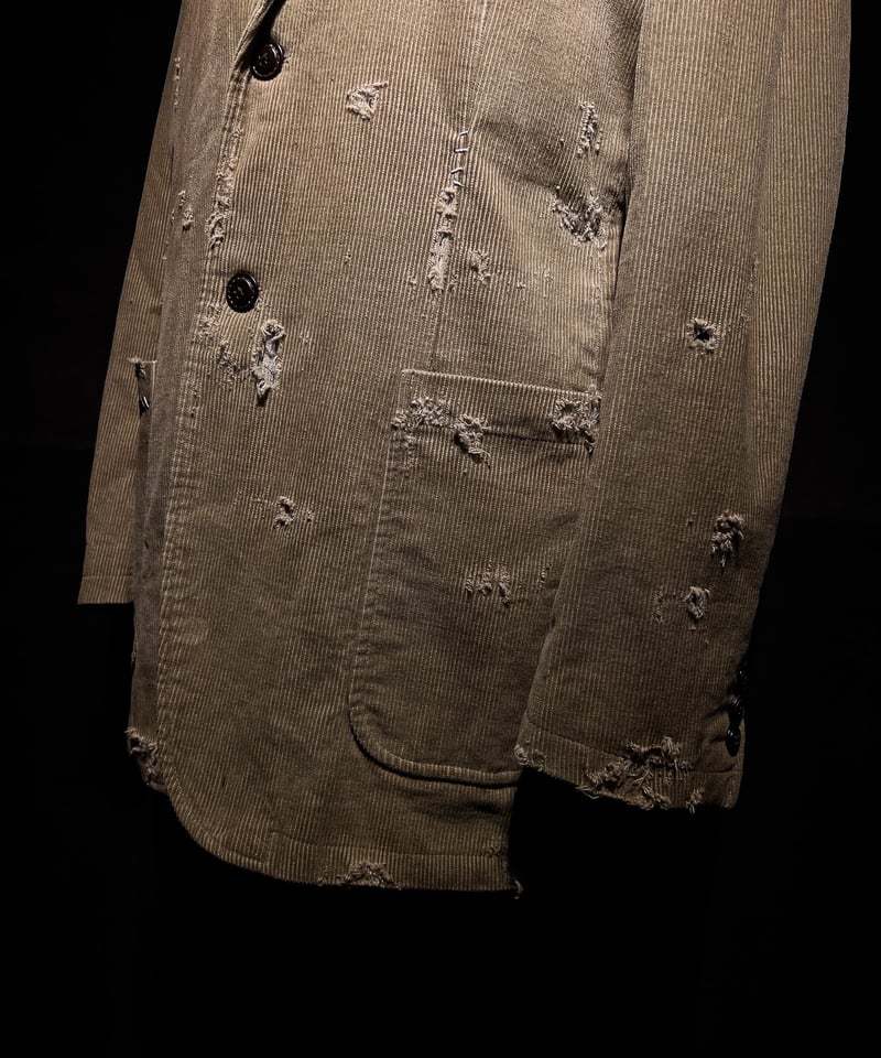 Vintage damage corduroy tailored jacket | RESUR