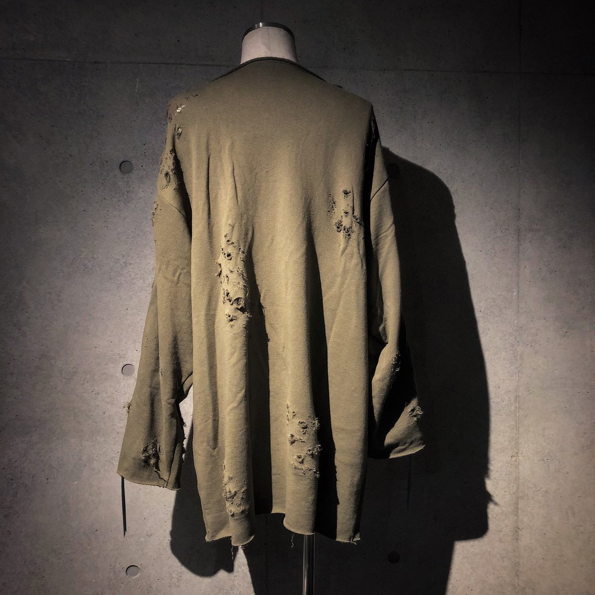 AUKENLIEV×RESURRECTION Side Zip Damage Sweat S AUKENLIEV×RESURRECTION Side Zip Damage Sweat S
