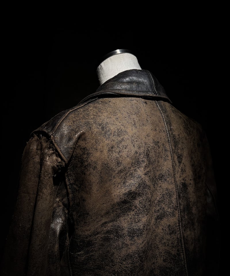 1940-1950's French Fireman Leather Jacket | RES