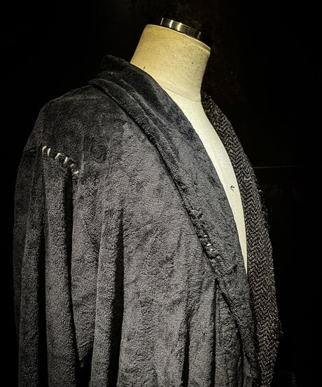 Different fabric vintage gown coat