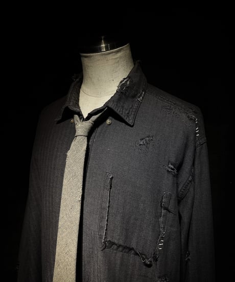 Vintage damage tweed Tie
