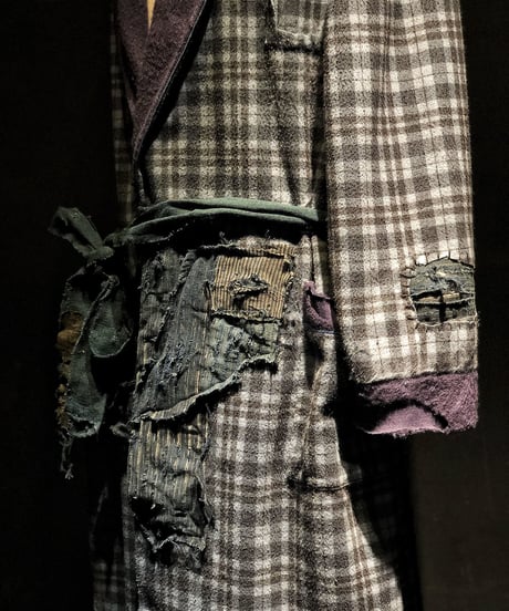 Different fabrics gown coat (襤褸)