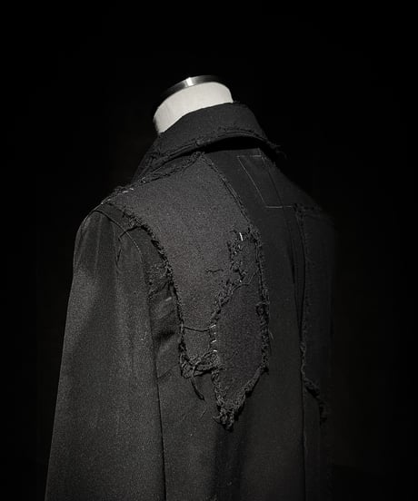 Vintage damage & patchwork long coat