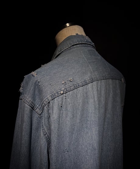 Vintage light blue denim shirt