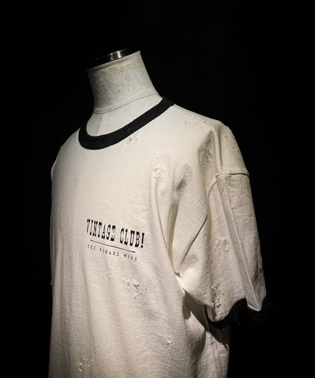VINTAGE CLUB! Trim Tee (OLD BLACK)