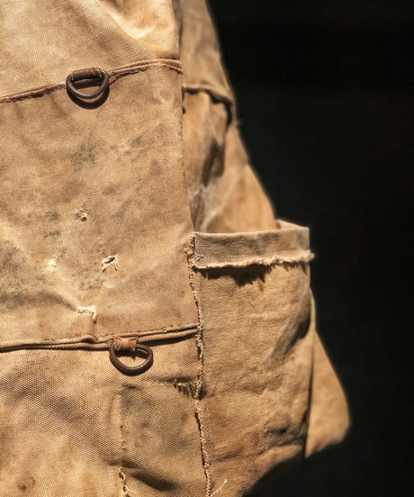 Vintage military Tote Bag & Pouch SET