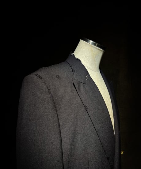 Vintage damage Navy blazer jacket