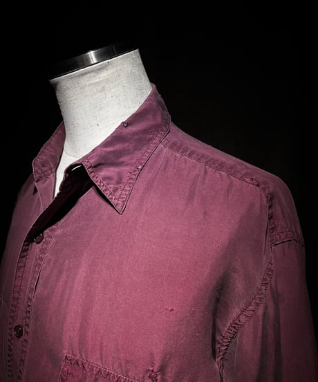 Vintage Silk100% Two-Pocket Shirt