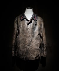1940-1950's French Fireman Leather Jacket