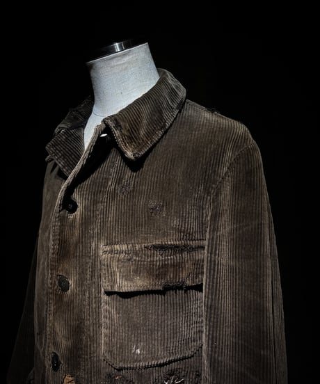 1940–50's French Corduroy Work Jacket (襤褸)