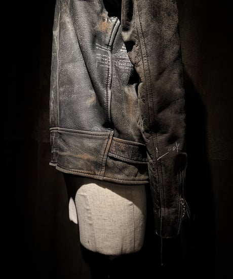 Eclipsed Heritage Reconstructed Vintage Leather Jacket