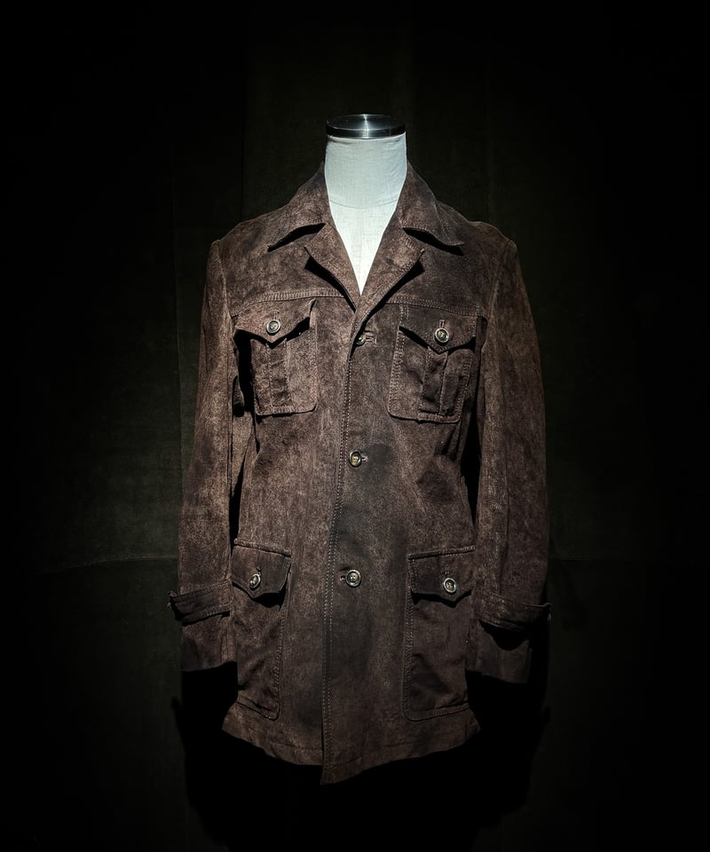 Vintage leather safari jacket | RESURRECTION -a