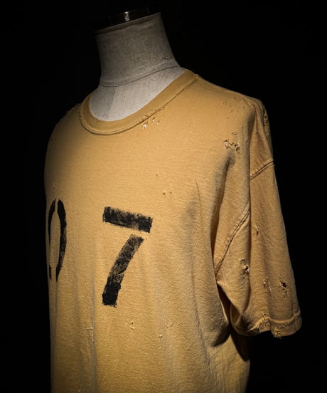 Seven years Anniv. numbering Tee (OLD YELLOW)