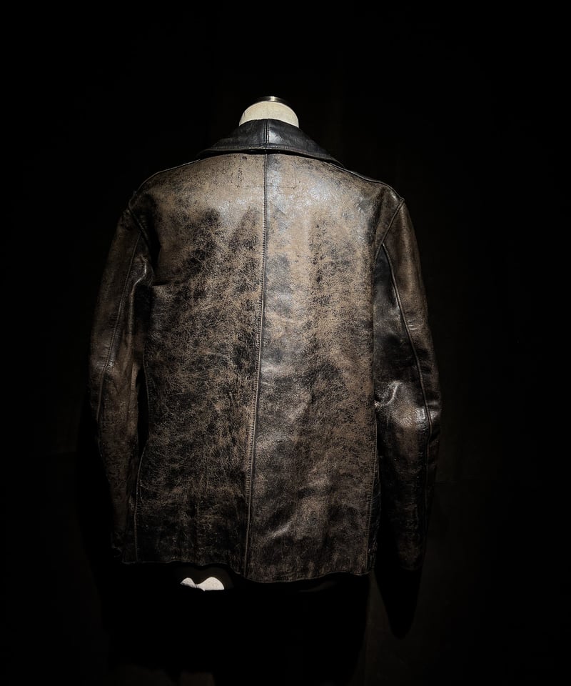 1940-1950's French Fireman Leather Jacket | RES