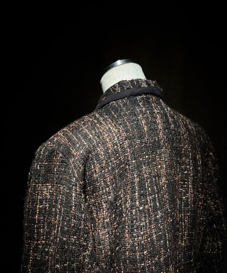 French Reconstructed Tweed Work Jacket