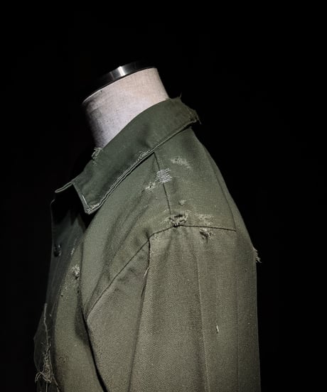 50/50 Split Rebuild Vintage 70's Military/Flannel Shirt