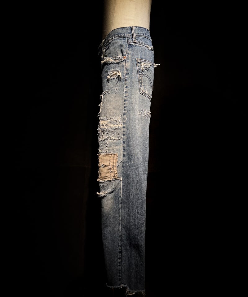 Vintage repair damage denim pants (襤褸) | RESURR