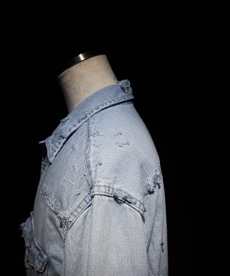 Vintage Wash Western Denim Shirt