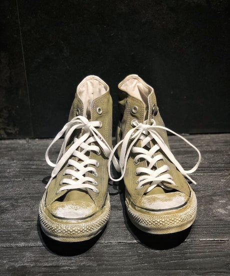 Discoloration Vintage High cut Sneaker Light brown