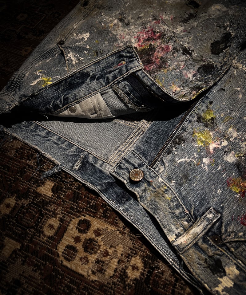 パンツ DAMAGED PAINTER PANTS Vintage damage artist painter pants | RESURRECT