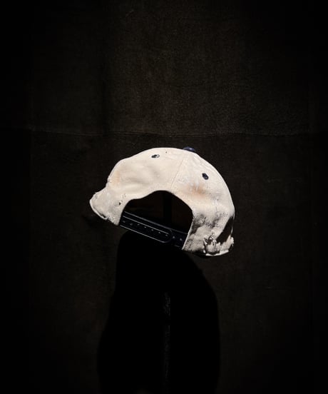 Vintage Two-Tone Distressed Canvas Cap