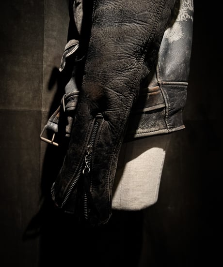 Eclipsed Heritage Reconstructed Vintage Leather Jacket