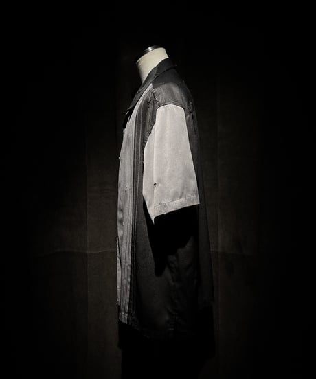 [Dye] Vintage damage rockabilly shirt
