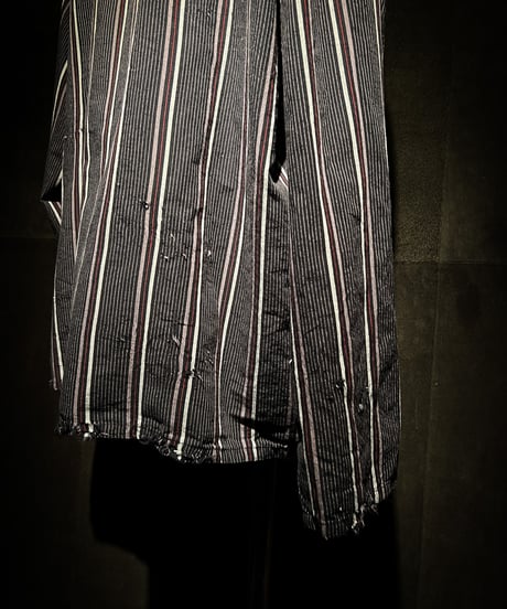 1950-60's French Vintage Striped Work Shirt