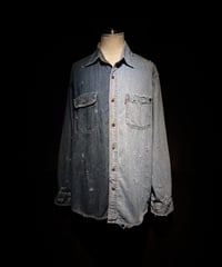 50/50 Split Rebuild Vintage Denim/Denim Shirt