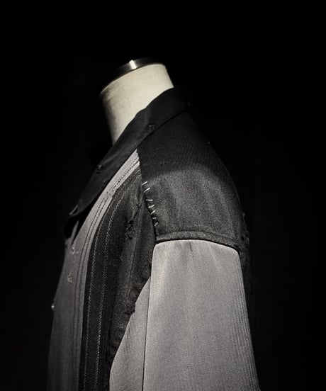 [Dye] Vintage damage rockabilly shirt