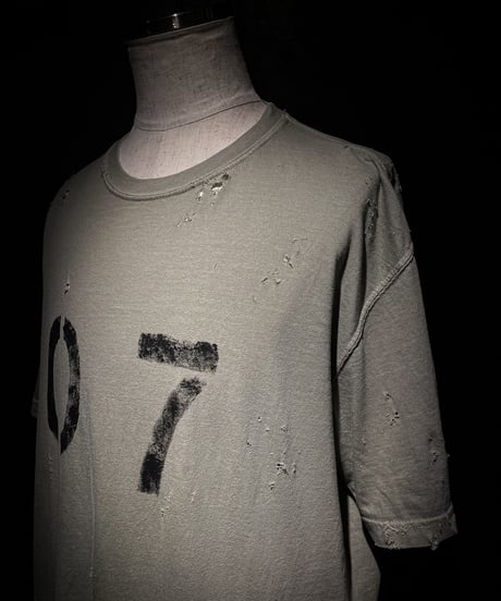 Seven years Anniv. numbering Tee (OLD GRAY)