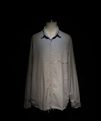 Vintage damage stripe shirt