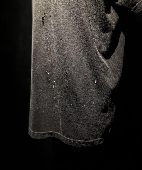Vintage paint & damage Tee (OLD BLACK)