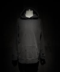 Vintage damage pile fabric Hoodie