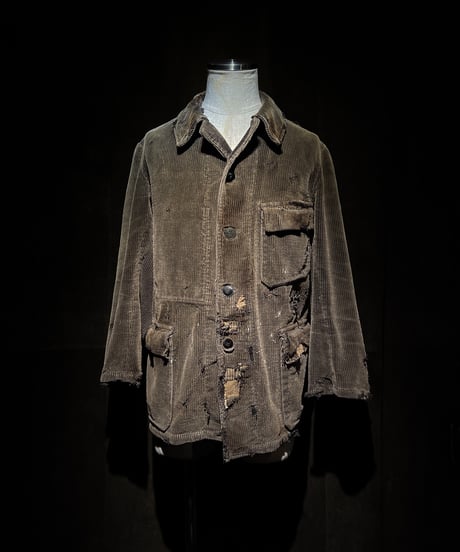 1940–50's French Corduroy Work Jacket (襤褸)