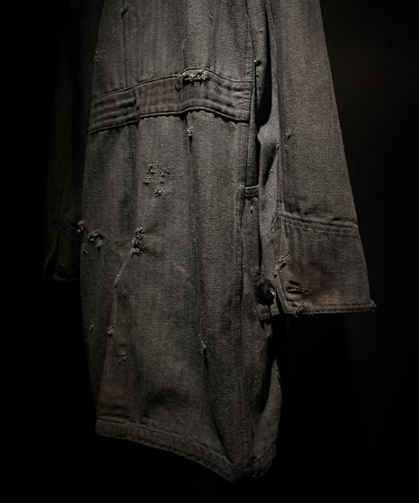 [Dye] Vintage damage herringbone jacket