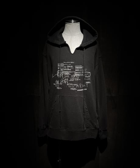 10th Archive graphics print Hoodie