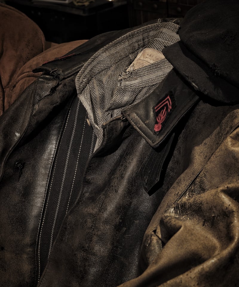 1940-1950's French Fireman Leather Jacket | RES