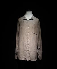 Vintage damage linen shirt