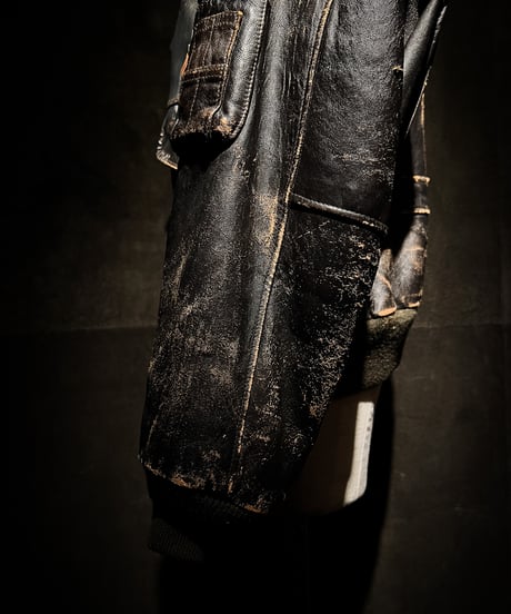 Vintage Leather flight jacket Type-A