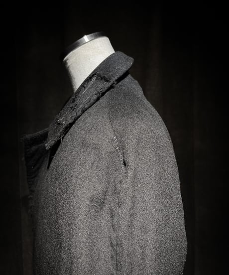 Pure Cashmere Black Long Vintage Coat