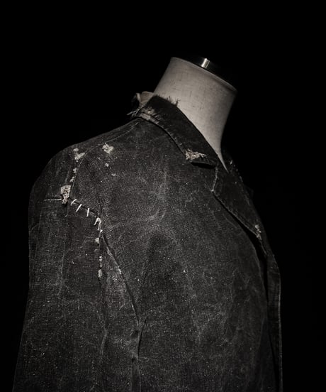 Vintage damage coverall jacket