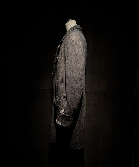 Herringbone Deconstructed Tailored Coat