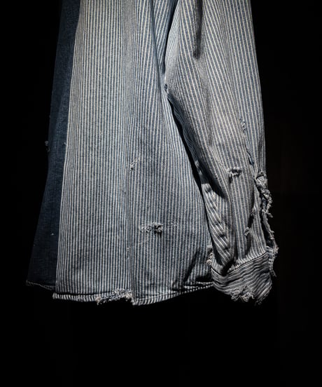 50/50 Split Rebuild Vintage hickory/Denim Shirt