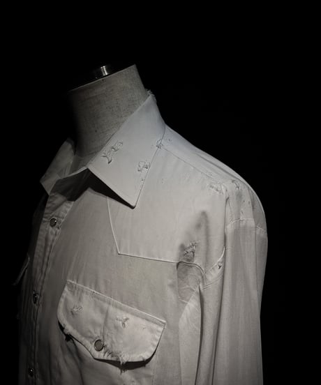 Vintage Western white Shirt