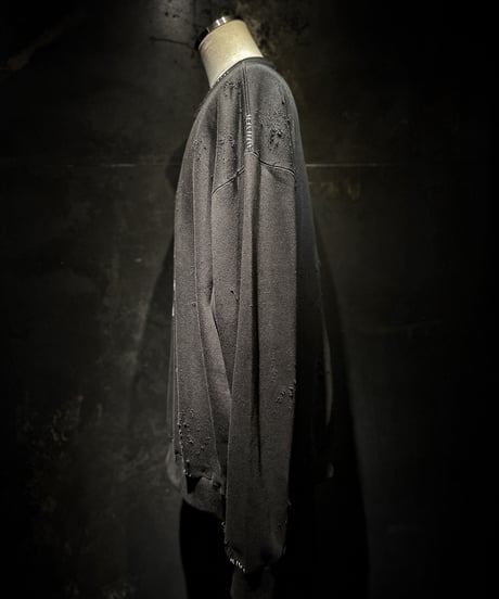 I THINK,,, character sweat shirt (BLACK)