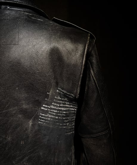 Vintage Leather Biker Custom Double Riders Jacket