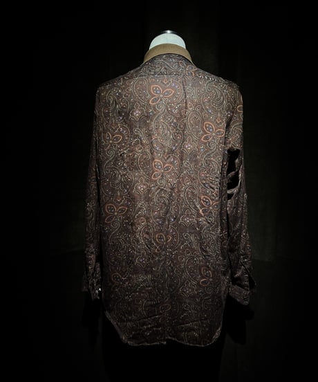 Vintage damage pattern shirt
